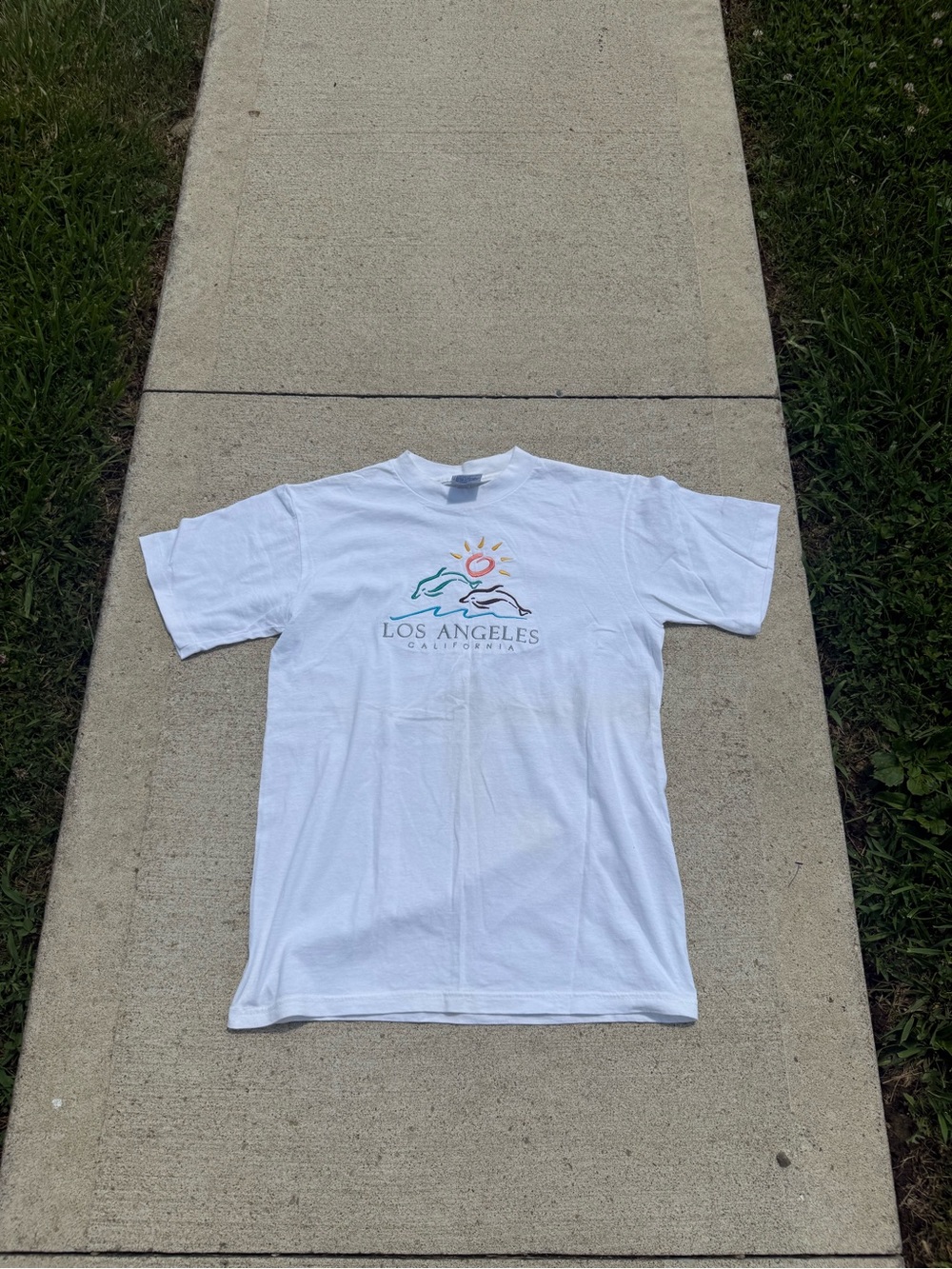 Vintage Single Stitch Embroidered Los Angeles Tee